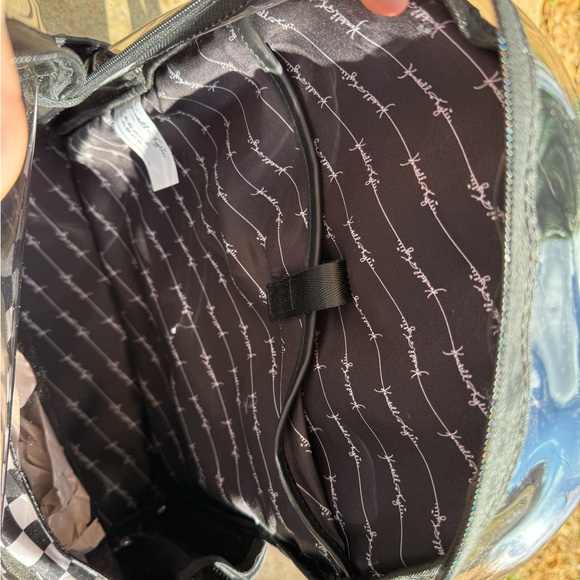Kendall & Kylie Checkered and Clear Backpack NWT - Picture 7 of 8